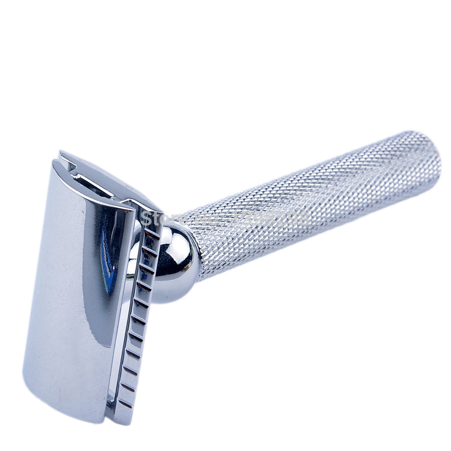 CSB Shaving Set Double Edge Safety Shaving Razor Men Badger Hair Brush Chrome Stand Mug Bowl Soap Kit 10 Free Blades Sell My Stuff