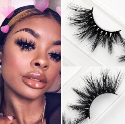 3D mink hair false eyelashes natural thick European and American wholesale handmade eyelashes Elyvora LLC