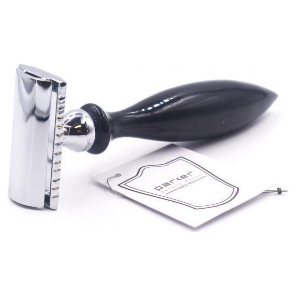Parker 12R Buffalo Horn Handle Safety Razor Pasteur Pharmacy