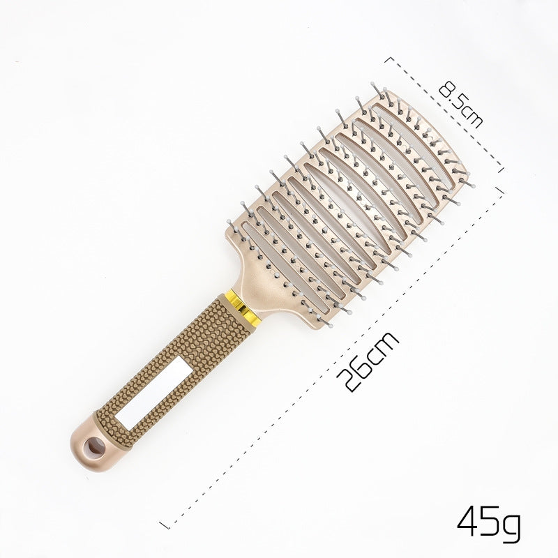 Hairbrush Anti Klit Brushy Haarborstel Women Detangler Hair Brush Bristle Nylon Scalp Massage  Teaser Hair Brush Comb Noventix