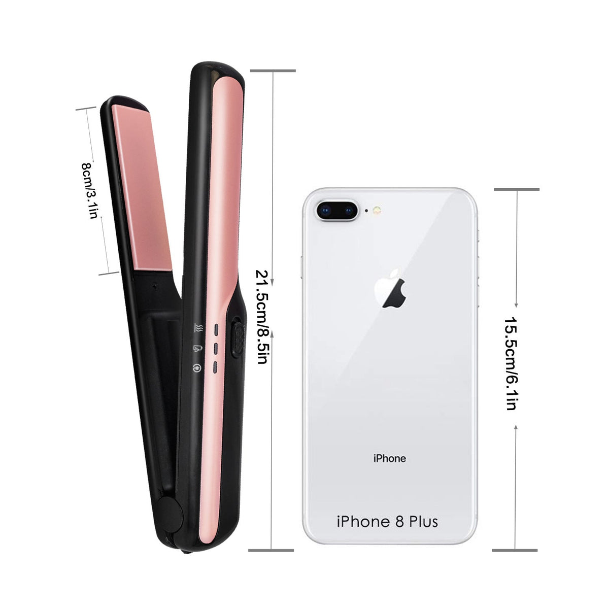 USB wireless charging hair straightener My Store