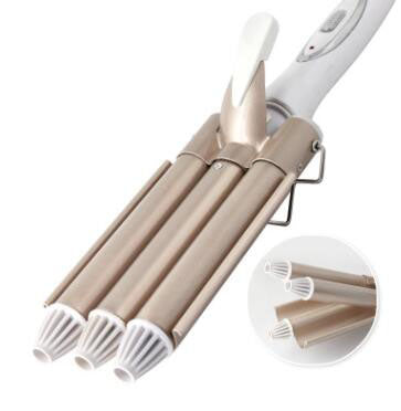 three rod hair curling iron Elyvora LLC