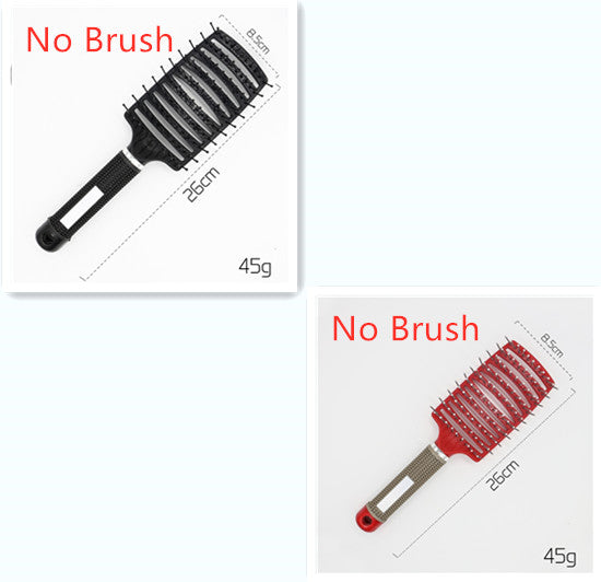 Hairbrush Anti Klit Brushy Haarborstel Women Detangler Hair Brush Bristle Nylon Scalp Massage  Teaser Hair Brush Comb Noventix