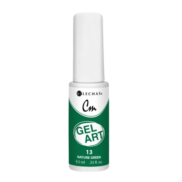 Lechat - CM Gel Art - 13 Nature Green .3oz Queen Nails & Beauty Supplies