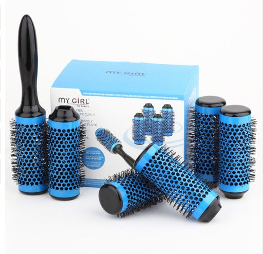 Professional Hair Dressing Brushes High Temperature Resistant Ceramic Iron Round Comb Beauty Hair Makeup Tool 50mm My Store