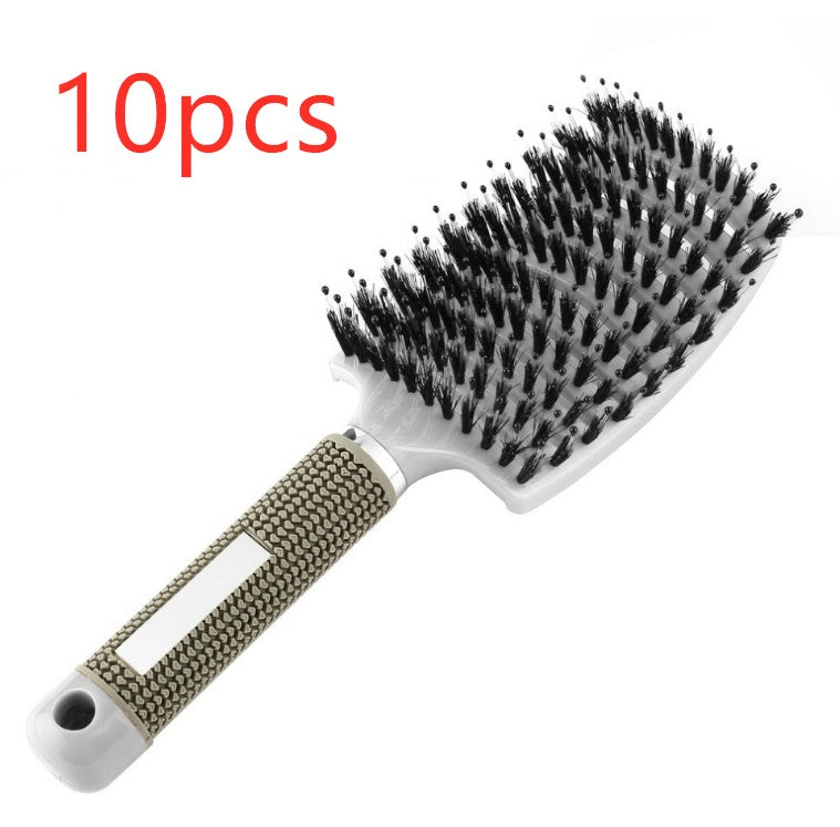 Hairbrush Anti Klit Brushy Haarborstel Women Detangler Hair Brush Bristle Nylon Scalp Massage  Teaser Hair Brush Comb Noventix