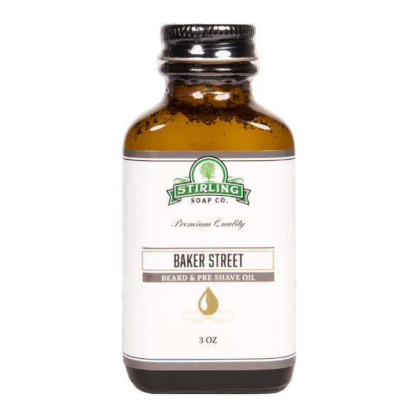 Stirling Soap Co. Baker Street Beard & Preshave Oil 3 Oz Pasteur Pharmacy