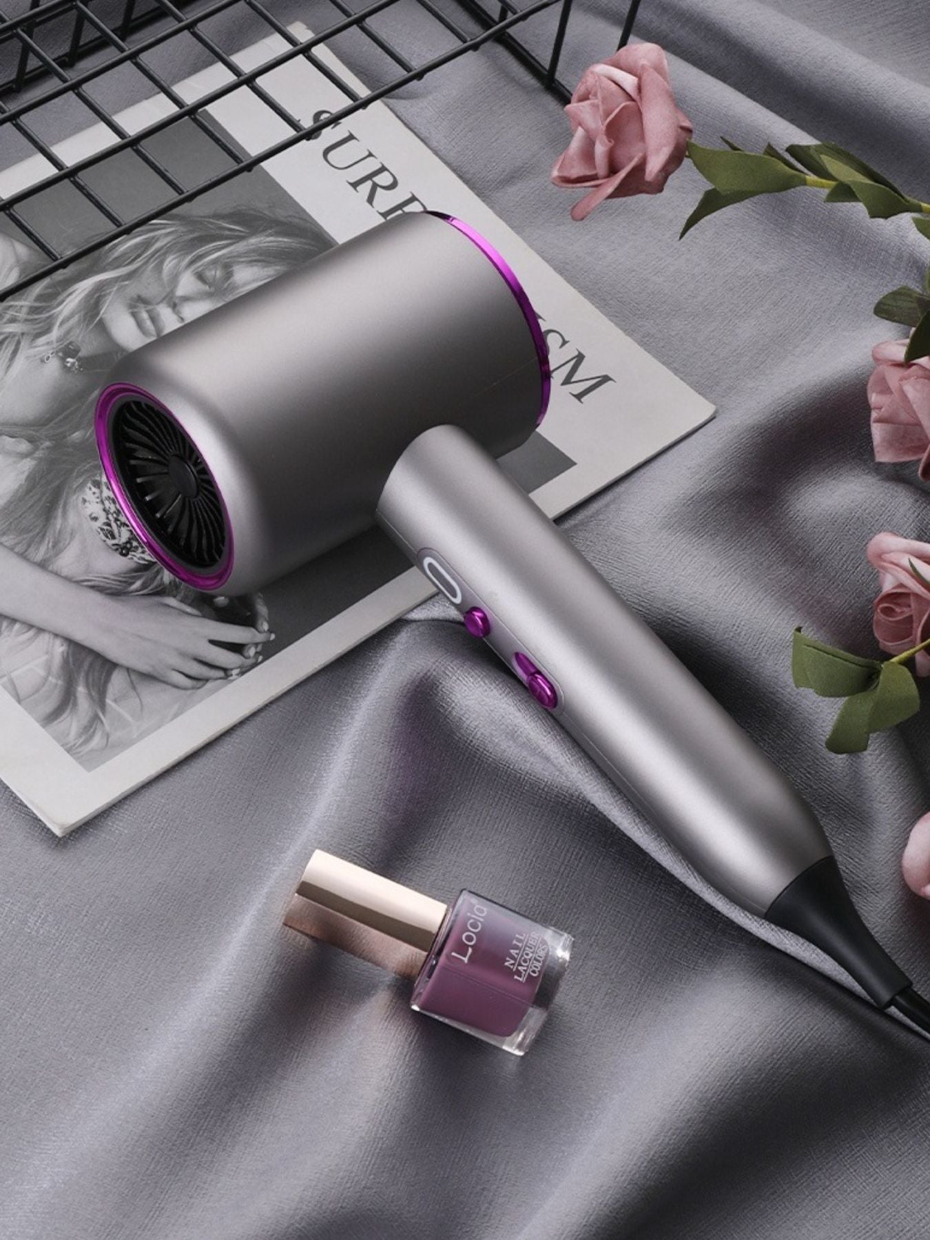 High-Speed Hair Dryer with Temperature Control Unique Oils