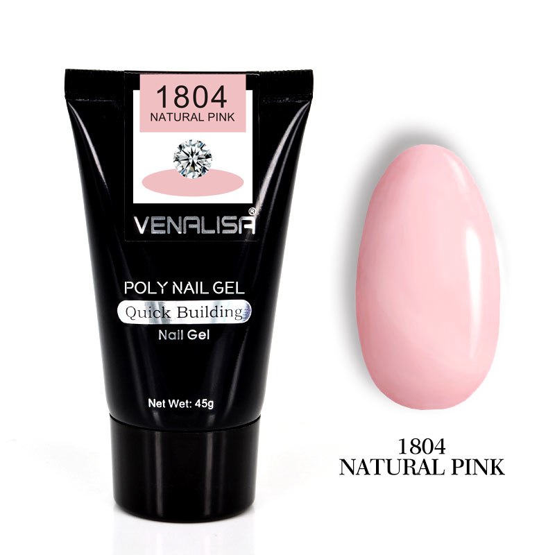 Venalisa Poly Nail Gel Kit Nail Fesign Builder Nail Gel Acrylic Transparent Crystal Coumuflage Set Nail Extend Jelly Gel Polish Noventix