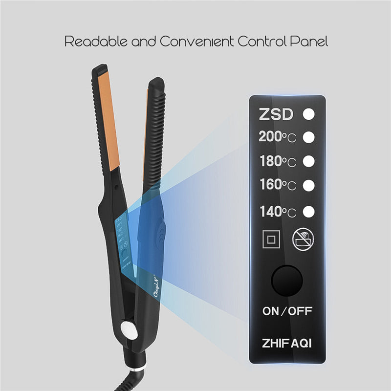 Professional flat iron ceramic hair straightener Elyvora LLC