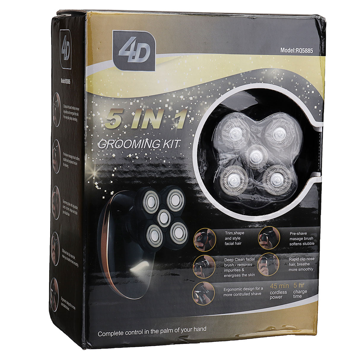 5 In 1 4D Rechargeable Bald Head Electric Shaver My Store