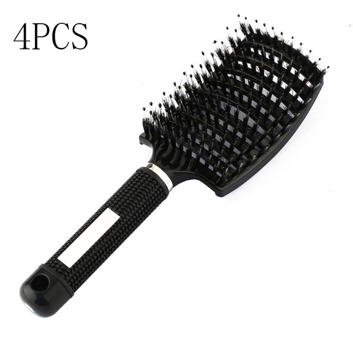 Hairbrush Anti Klit Brushy Haarborstel Women Detangler Hair Brush Bristle Nylon Scalp Massage  Teaser Hair Brush Comb Noventix