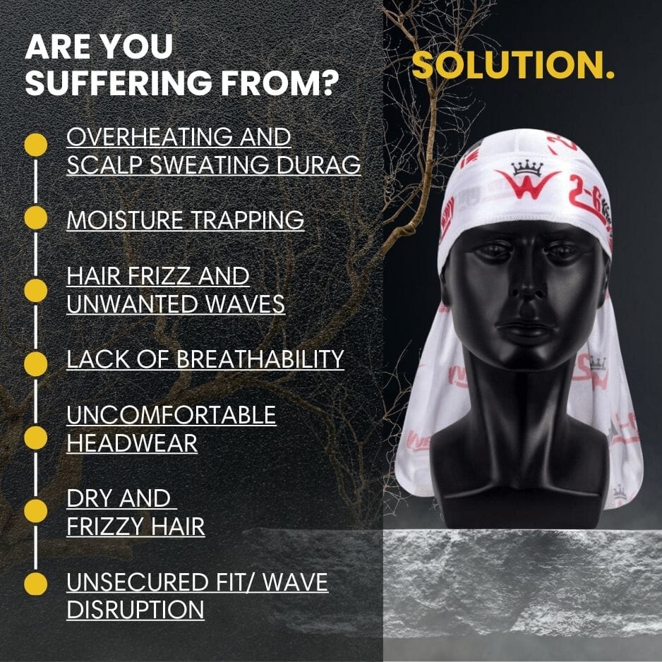 Silk Durag for 360 Waves & Overnight Compression [All Variants] 26 King Wavy Merch, LLC