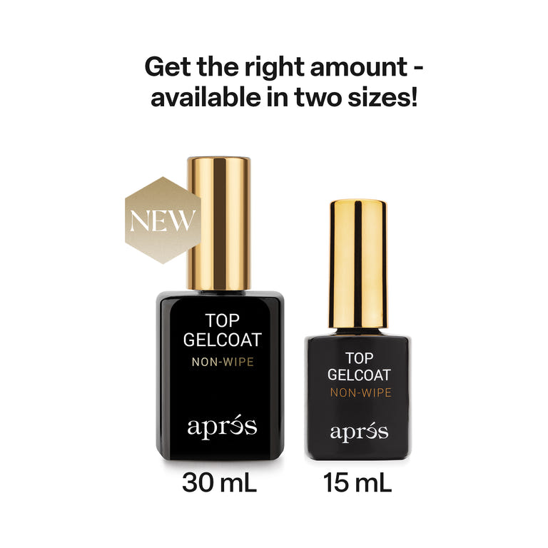 Non-Wipe Glossy Top Gelcoat - 15ml Lunali Nail Supply