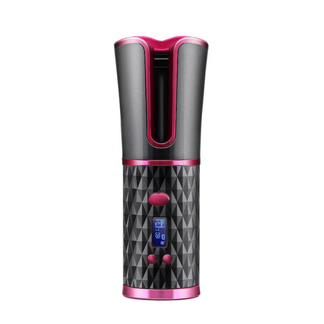 Cordless Automatic Hair Curler Iron Wireless Curling Iron Elyvora LLC