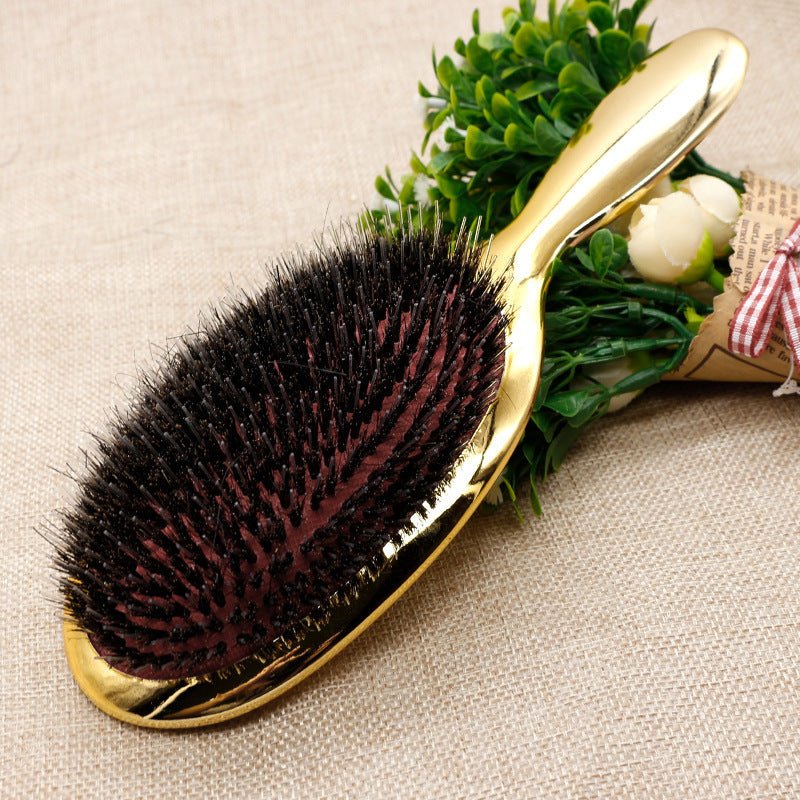 Hair Care Massage Pig Hair Big Board Comb Air Bag Wild Boar Hair Massage Style Air Cushion Comb FLIPSTYLEZLLC
