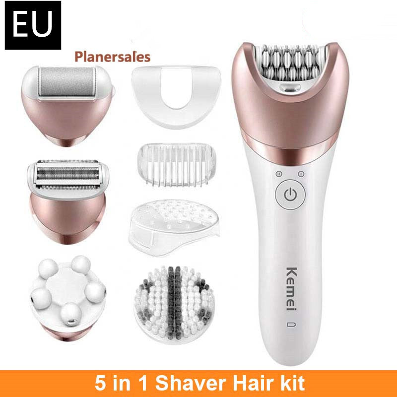 Women Epilator Shaver Hair Remover Facial Cleaner Kit FLIPSTYLEZLLC