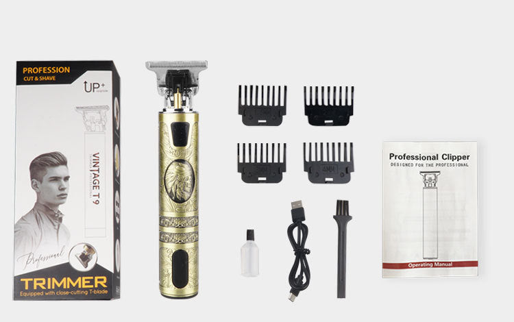 Oil Head Electric Clipper T9 Buddha Head Skull Head FLIPSTYLEZLLC