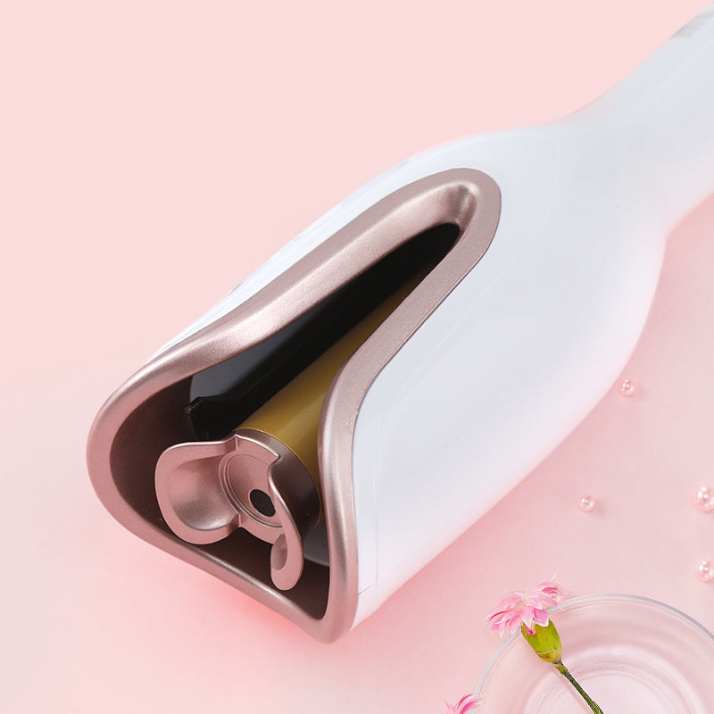 Automatic Hair Curler Rose Tube Spiral Elyvora LLC
