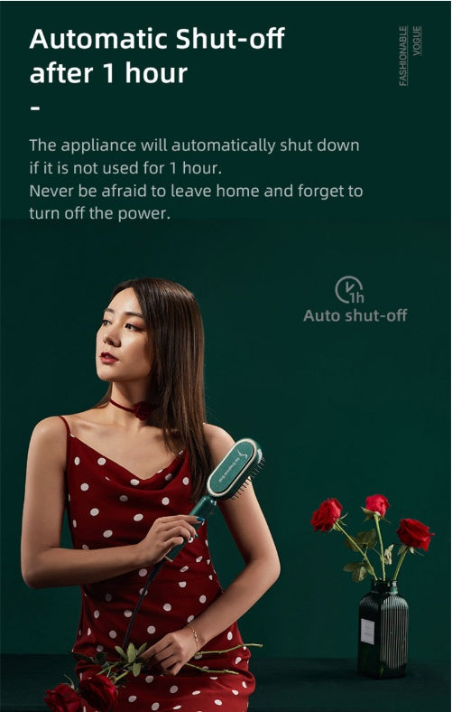 Hair Straightener Brush Hair Styling Tools Other Hair Salon Equipment Transfer Print Surface Elyvora LLC