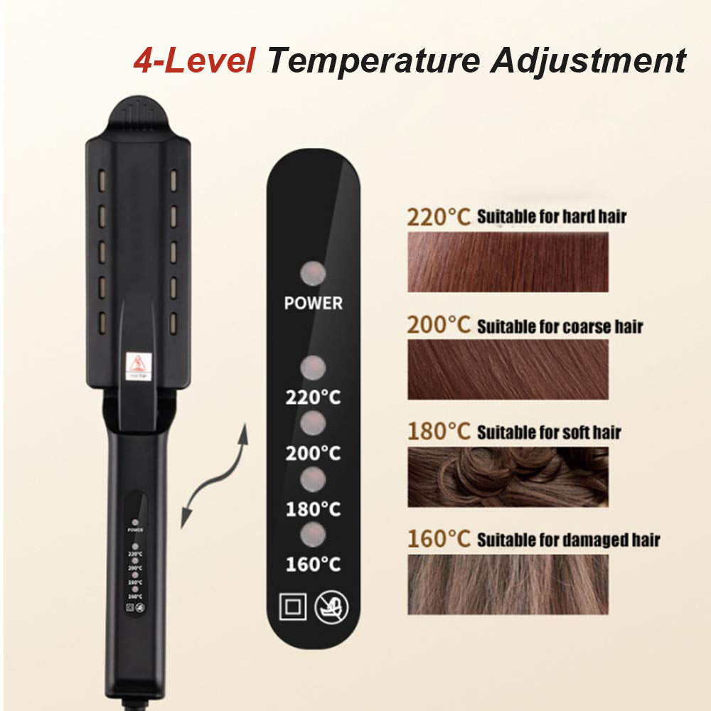 U.S. Standard Non-injury Hair Straightener Steam Hair Straightener Splint Elyvora LLC