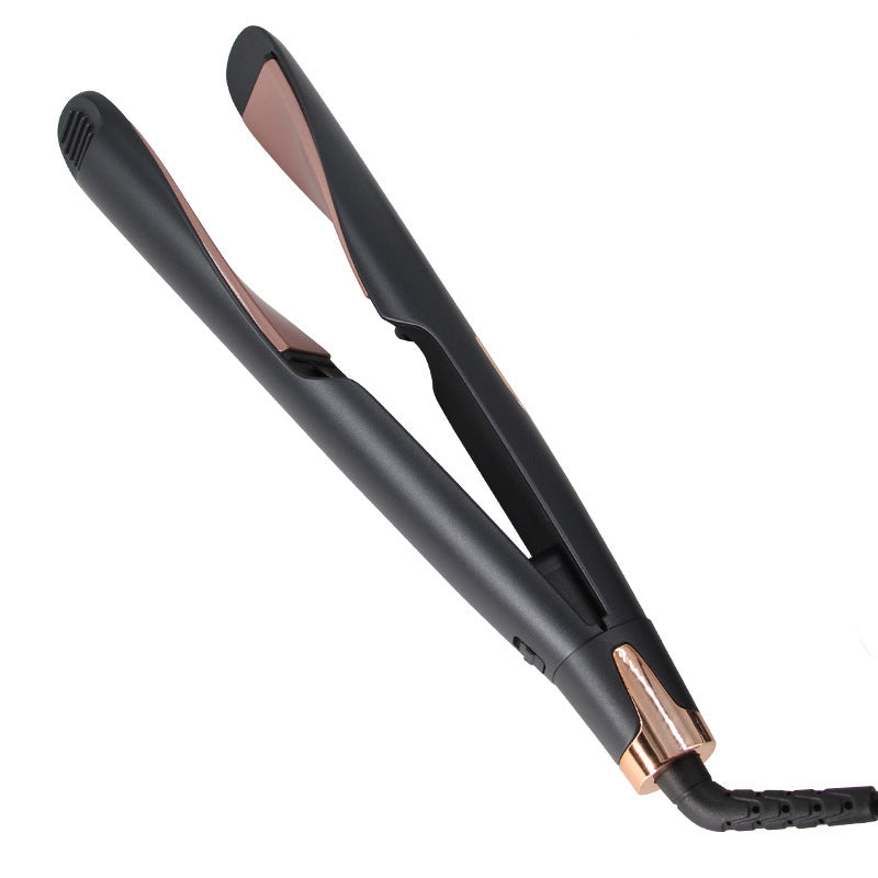 New 2 In 1 Flat Iron Curler Twist Professional Dual Voltage Titanium Tourmaline Ionic Ceramic Hair Straightener Elyvora LLC