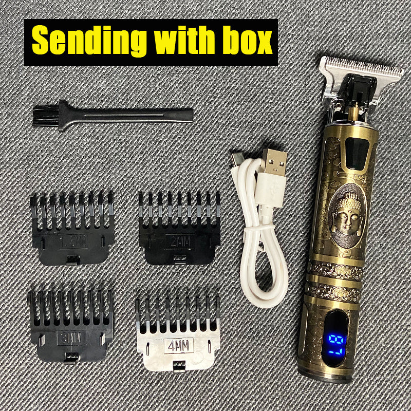 Retro T9 Electric Hair Clipper with LCD Display and USB Charging Sell My Stuff