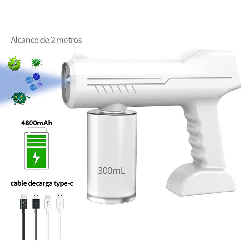 Anti-Epidemic Disinfection Electric Sprayer Lithium Battery Nano Blue Light Small Spray Gun Wireless Charging Atomizer FLIPSTYLEZLLC