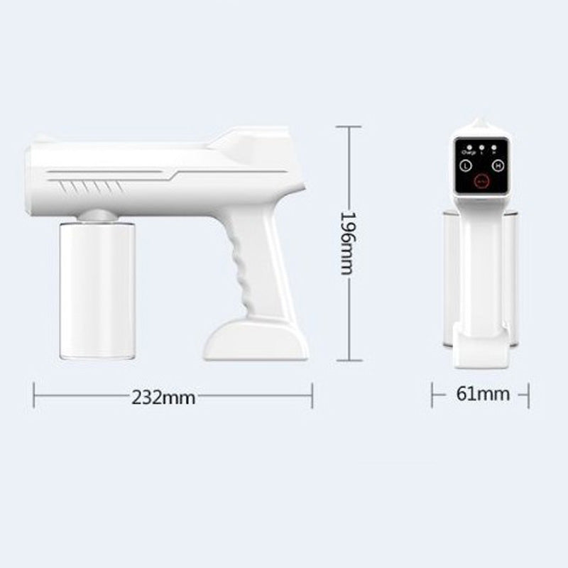 Anti-Epidemic Disinfection Electric Sprayer Lithium Battery Nano Blue Light Small Spray Gun Wireless Charging Atomizer FLIPSTYLEZLLC