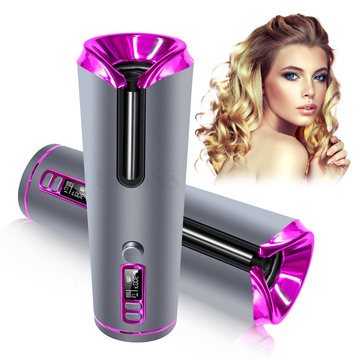 Hair Curling Iron Portable Automatic Hair Curling Iron Multifunctional Usb Charging Elyvora LLC