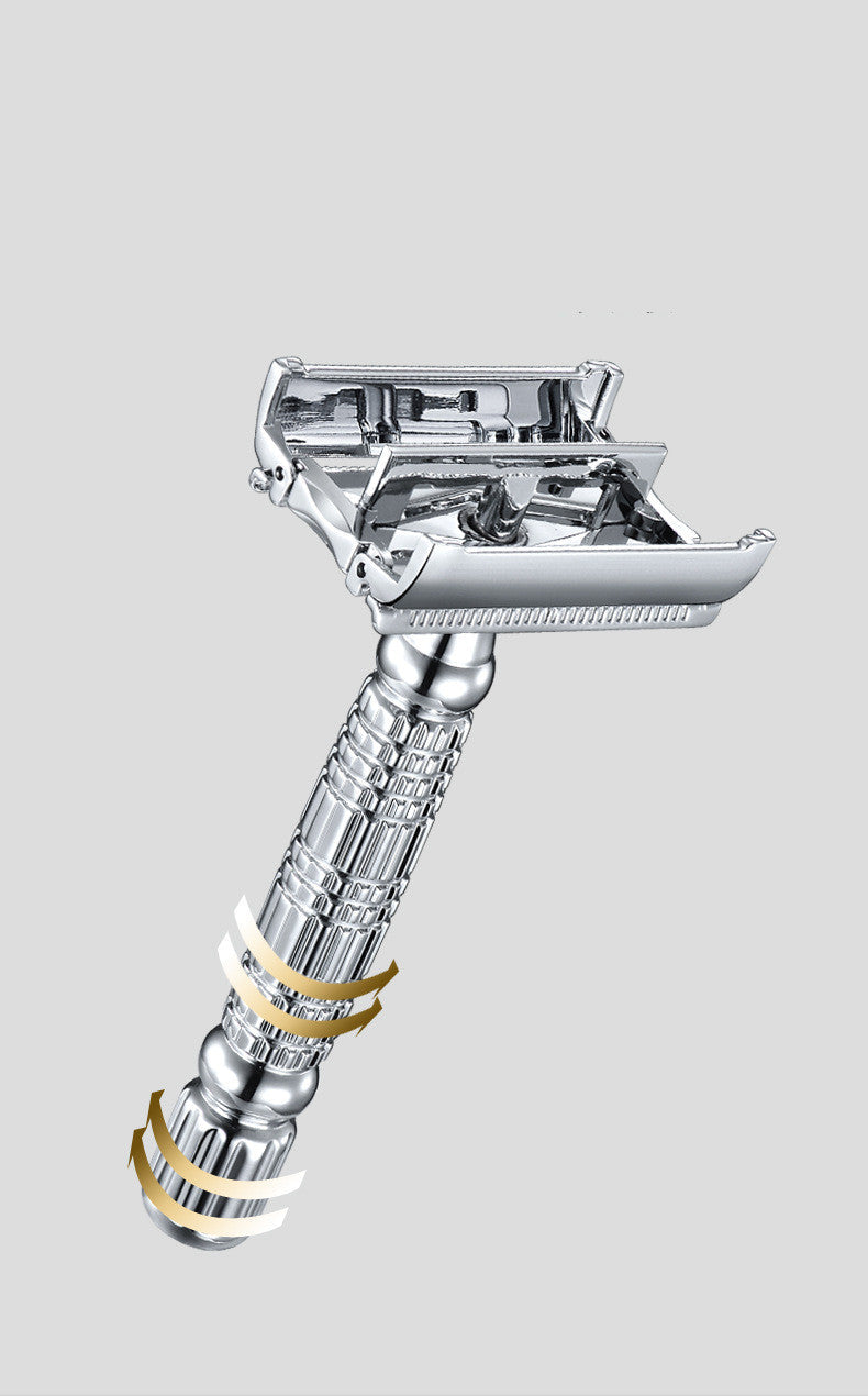 Men's Manual Razor Old-fashioned Beard Shaver Razor Holder Double-sided Blade Type Sell My Stuff