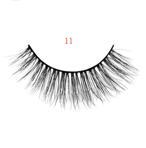 3D mink eyelashes 3 pairs of natural fiber long false eyelashes Elyvora LLC