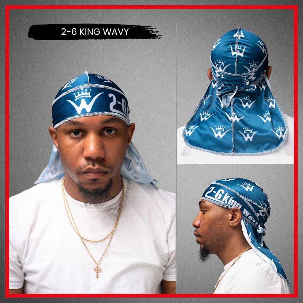 Silk Durag for 360 Waves & Overnight Compression [All Variants] 26 King Wavy Merch, LLC