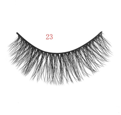 3D mink eyelashes 3 pairs of natural fiber long false eyelashes Elyvora LLC