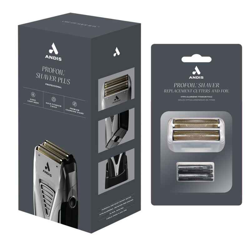 Andis Recon Clipper & Trimmer Combo with FREE ProFoil Plus Shaver Certified Clippers