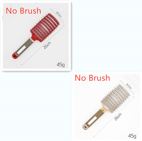 Hairbrush Anti Klit Brushy Haarborstel Women Detangler Hair Brush Bristle Nylon Scalp Massage  Teaser Hair Brush Comb Noventix