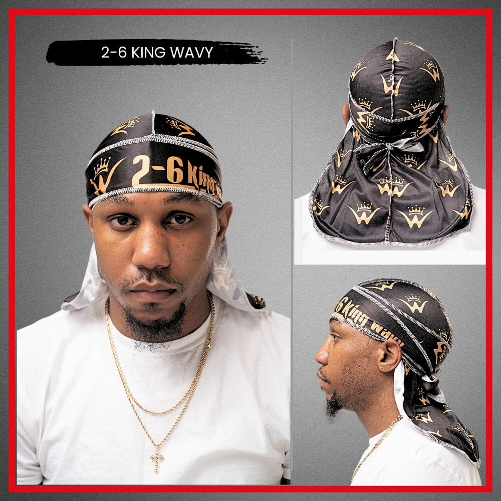 Silk Durag for 360 Waves & Overnight Compression [All Variants] 26 King Wavy Merch, LLC
