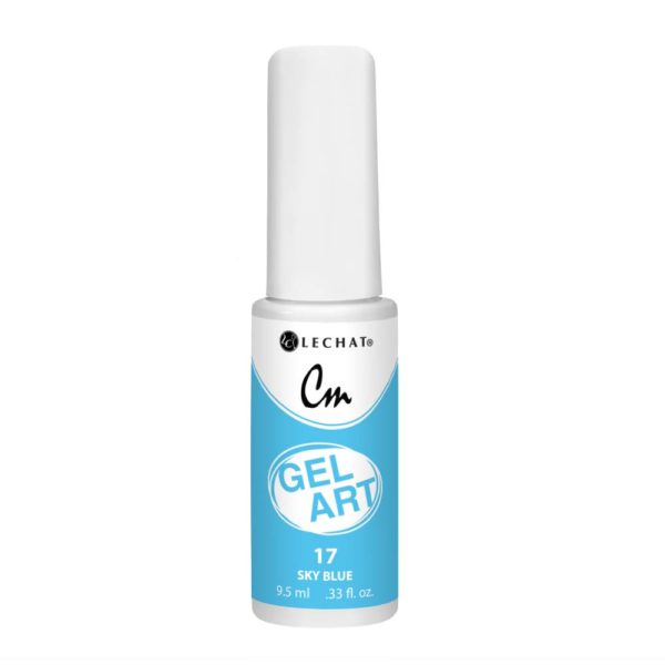 Lechat - CM Gel Art - 17 Sky Blue .3oz Queen Nails & Beauty Supplies