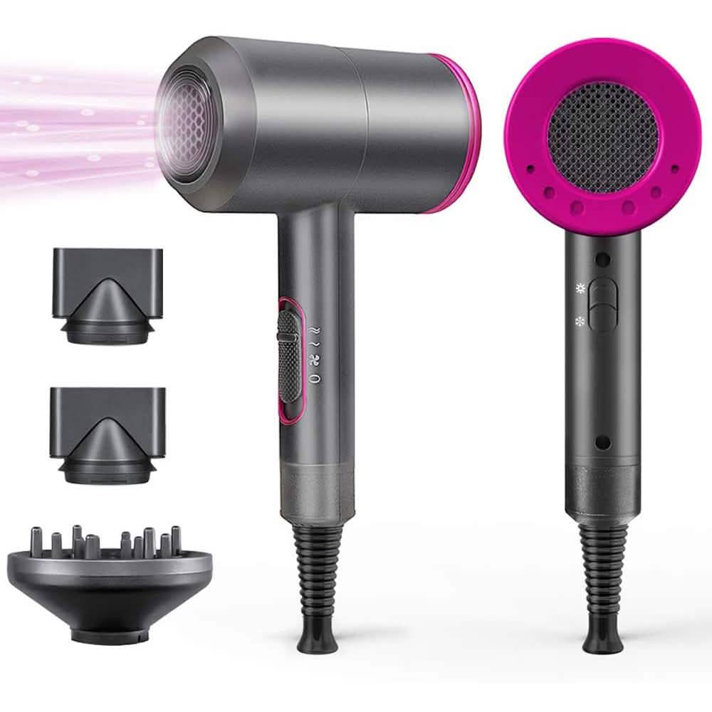 1800W Professional Hair Dryer with Diffuser Ionic Conditioning DailySale