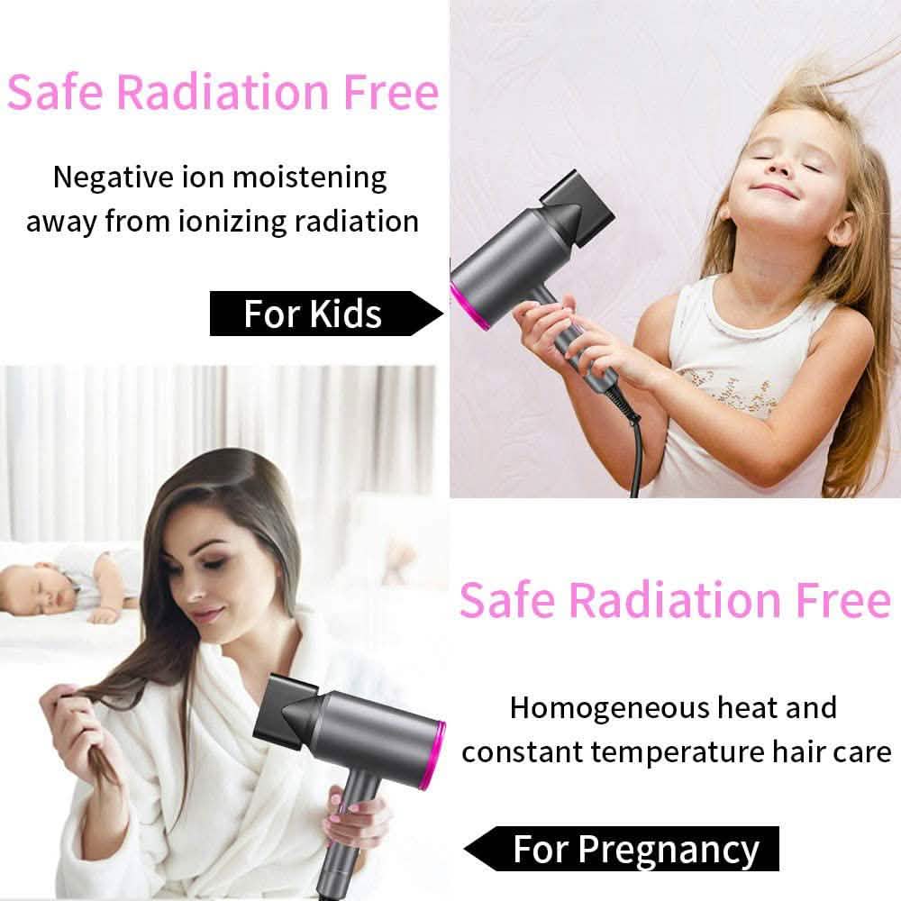 1800W Professional Hair Dryer with Diffuser Ionic Conditioning DailySale