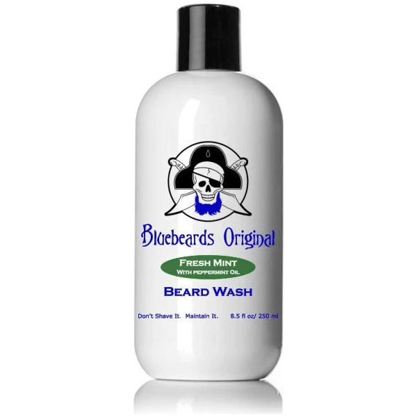 Bluebeards Original Beard Wash for Men, Fresh Mint, 8.5 Oz Pasteur Pharmacy