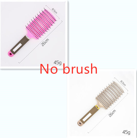 Hairbrush Anti Klit Brushy Haarborstel Women Detangler Hair Brush Bristle Nylon Scalp Massage  Teaser Hair Brush Comb Noventix