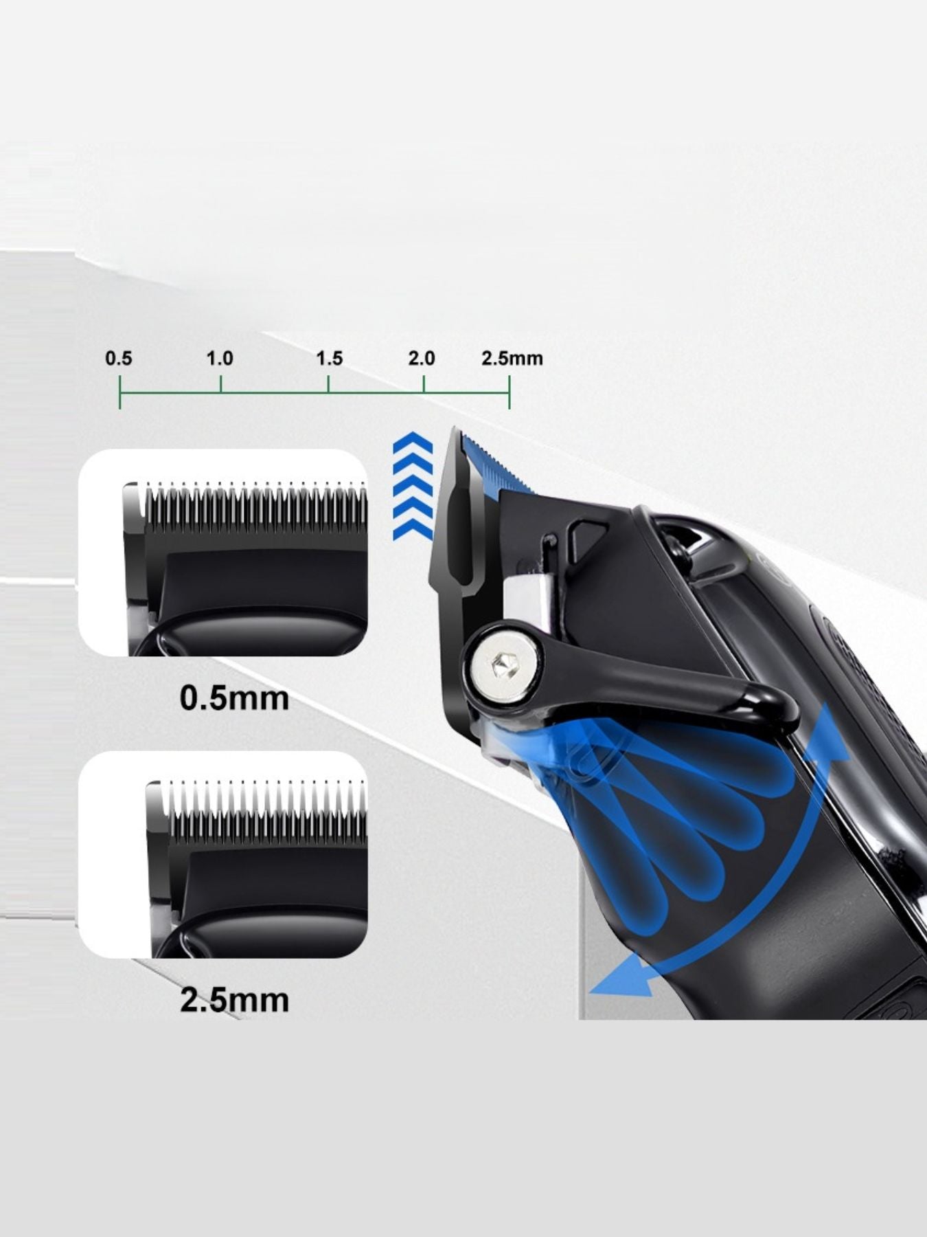 Portable Cordless Hair Clipper Unique Oils