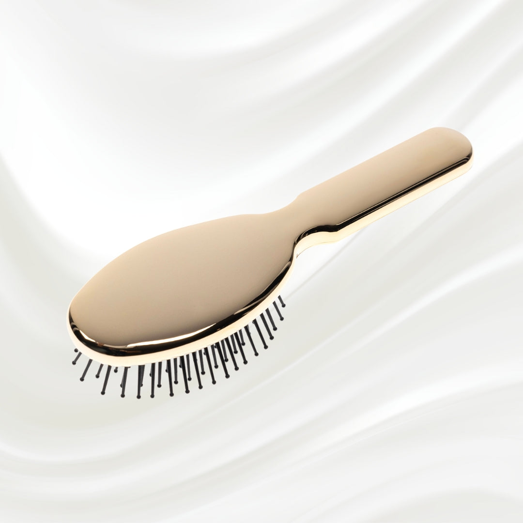 Metallic Pneumatic Oval Synthetic Pin Hairbrush KOH-I-NOOR Beauty USA
