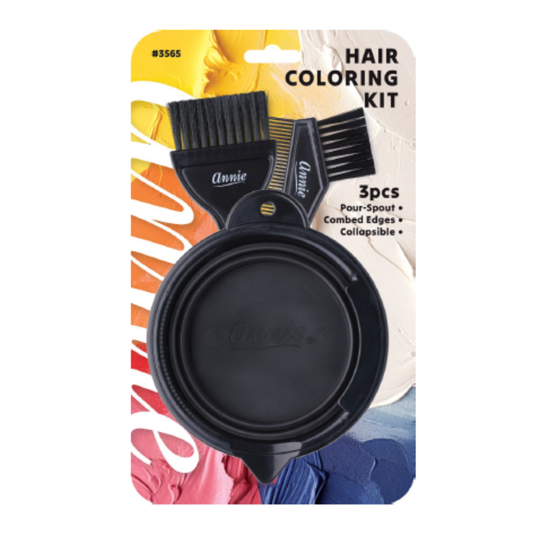 Annie Hair Coloring Kit, 3 Pieces, Black Annie International, Inc.