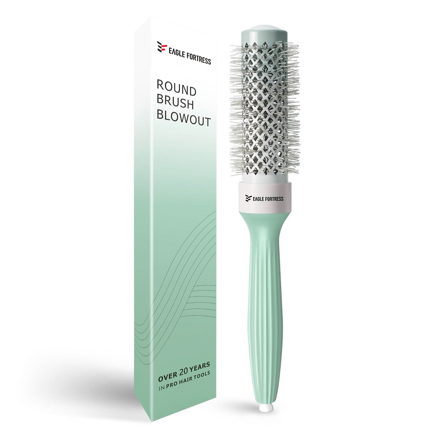 Eagle Fortress Professional Round Hair Brush 1.26in The Beauty Box