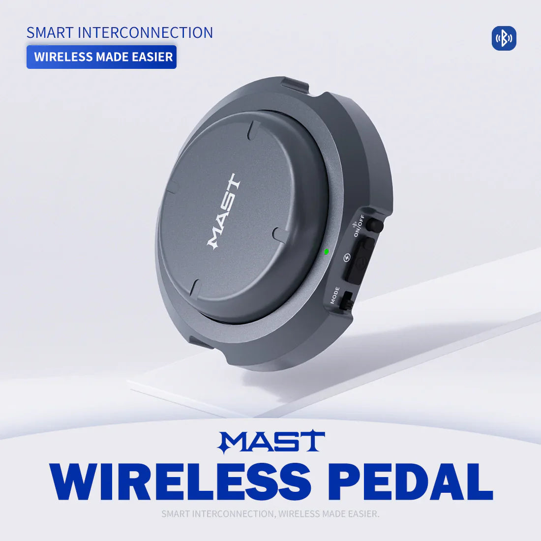 Mast Wireless Foot Pedal Smart Interconnection Bluetooth Pedal INKSOULSUPPLY.COM