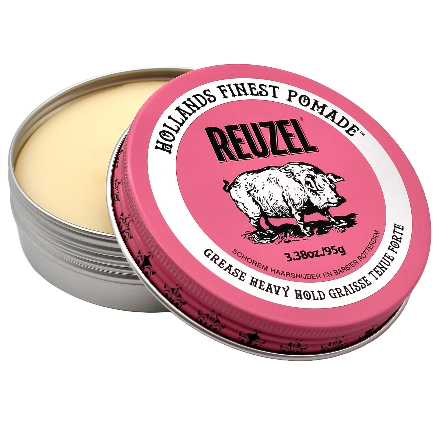 Reuzel Pink Pomade Grease Oil Based Medium Shine Strong Hold The Grease Shop