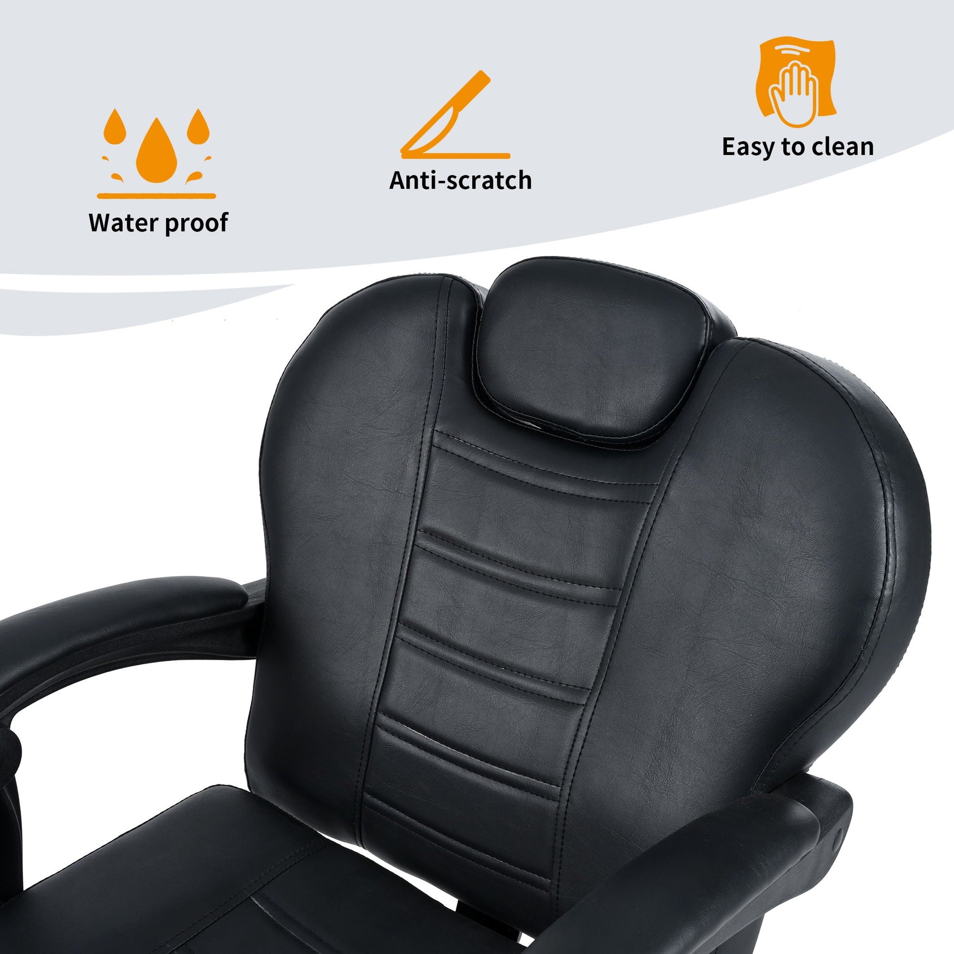 Classic Reclining Barber Chair Salon Chair For Hair Stylist With Heavy Duty Hydraulic Pump, 360° Rotation, Tattoo Chair Shampoo Beauty Salon Equipment, Max Load Weight 330 Lbs HouseOfZazla