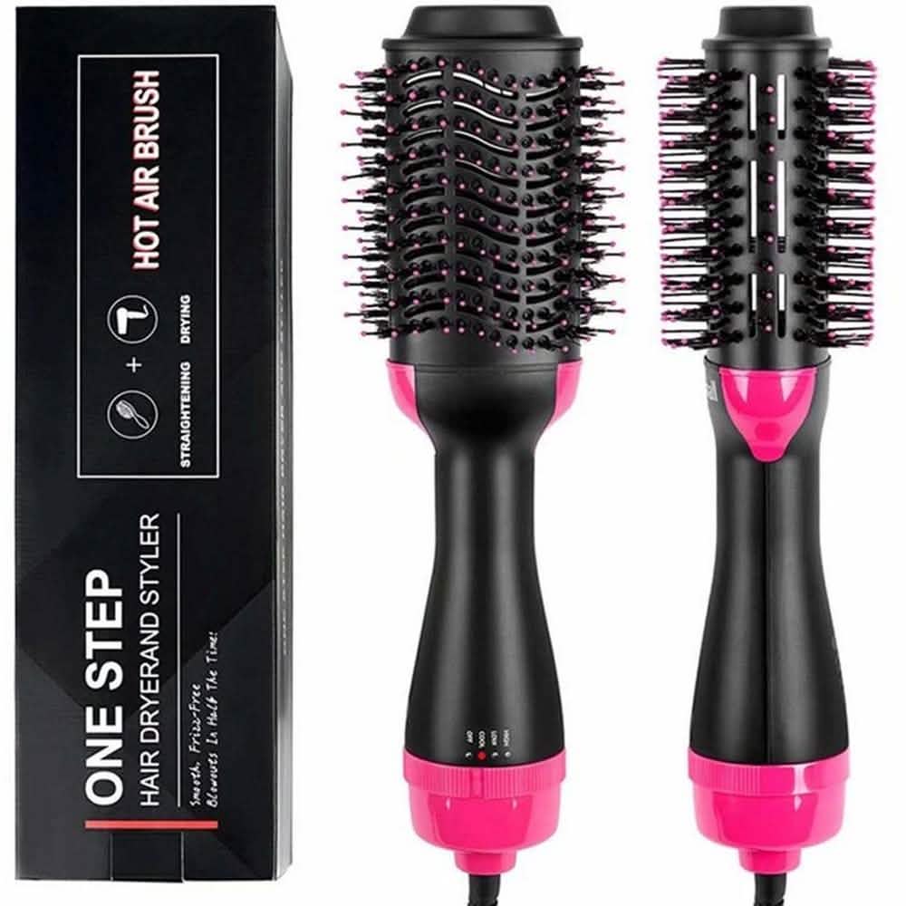 2-in-1 Hair Dryer Volumizer Hot Hair Brush Roller Comb DailySale